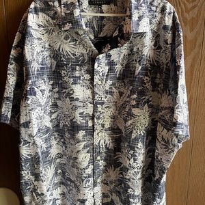 3XL Mens Hawaiian Vibe Dress Shirt